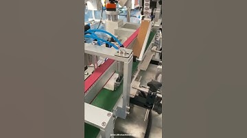 Automatic box both sides end label folding labeling machine corner label sealer