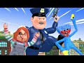 Police Brave Become Hero Protect Family Nick and Tani - Scary Teacher 3D Wanted Chucky Fun Animation