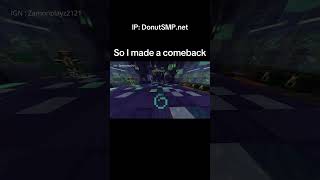Biggest comeback on the donut smp!! #donutsmp #minecraft #base #gaming #trending #shorts