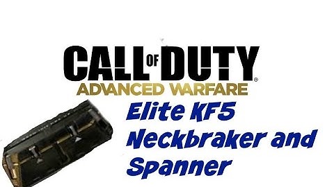 Elite KF5 Breakneck and Spanner-Call of Duty Advanced Warfare