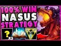 THIS NEW NASUS STRATEGY GUARANTEE'S HIS OP LATE-GAME! *UNBEATABLE NASUS TOP* - League of Legends
