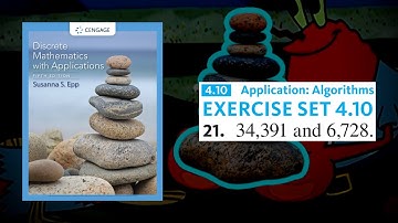 (4.10.21) Algorithm Analysis: Determining Whether Integers Are Relatively Prime