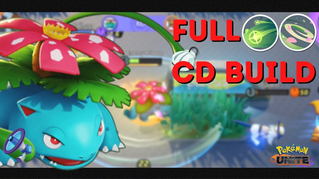 Petal Dance is so strong with this build!! Venusaur Pokemon Unite