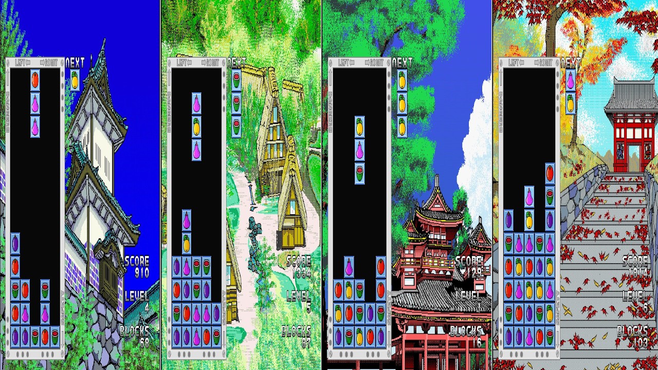 SHARP X68000 Thrice By MNM Software 1990 COLUMNS VARIATION CLONE X