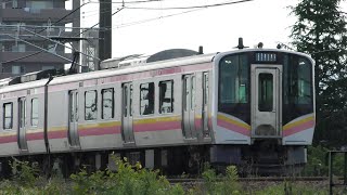 E129系B3編成 信越本線上り普通428M 新潟→長岡【4K】