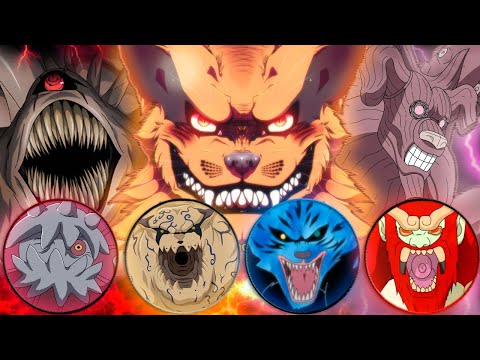 NARUTO: OS JUTSUS ESPECIAIS DE TODAS AS BIJUUS | Player Solo