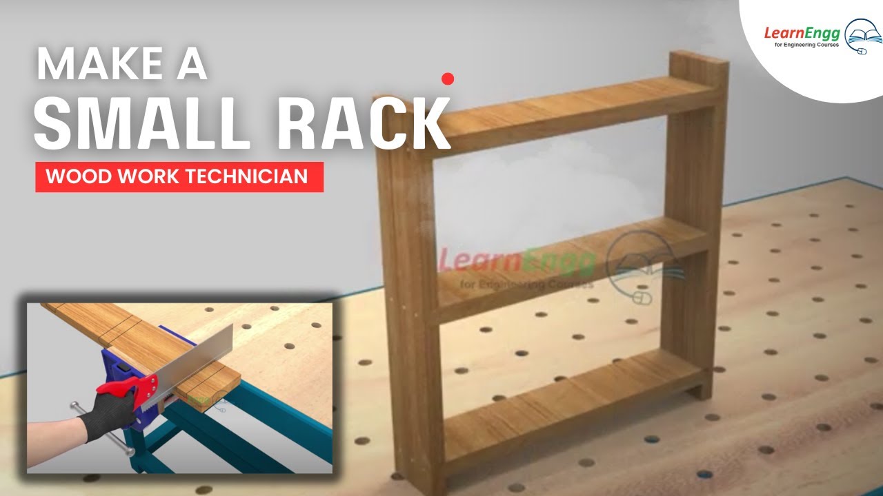 How to Make a Small Rack? Wood Work Technician #Learnnegg #Carpenter # ...
