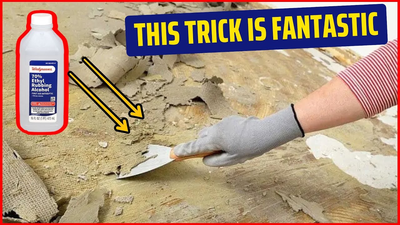 Как удалить застарелый клей с ковра за считанные минуты