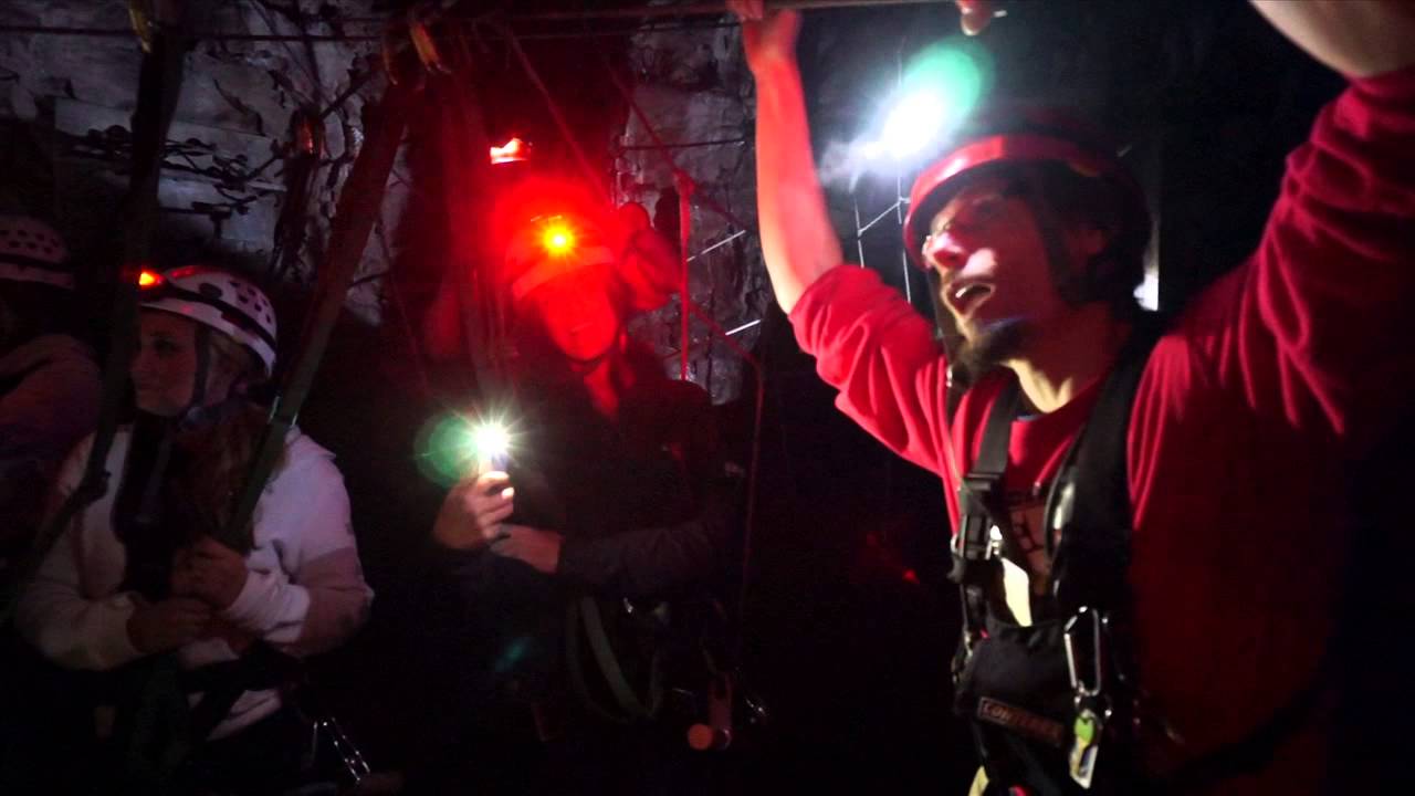Traveling With the Tater Team Mega Cavern Zipline in Louisville