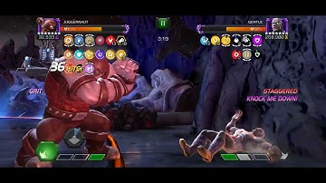 Nightmare raids Gentle vs Juggernaut | Marvel contest of champions