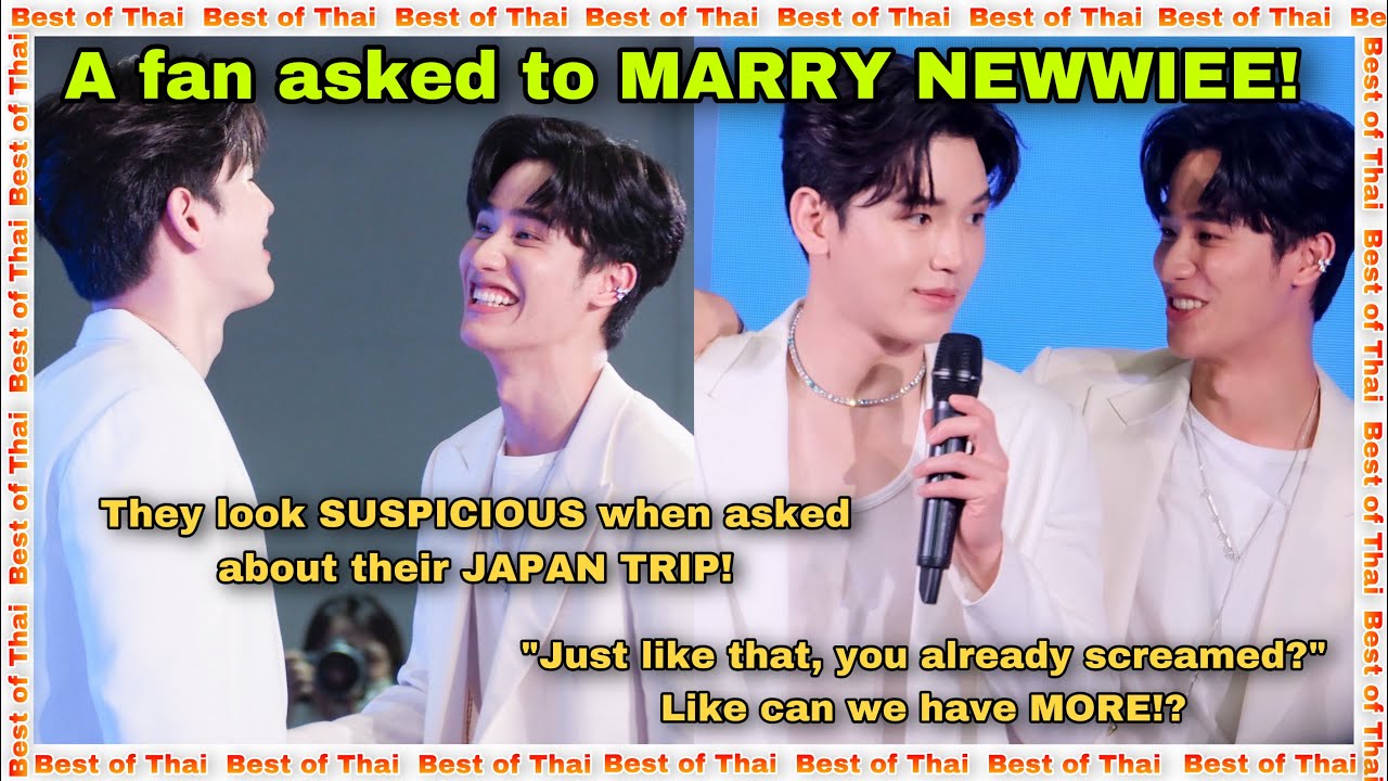 Taynew Look SUSPICIOUS When Asked About Their RECENT TRIP! Tay NOTICED a Fan Asking New for MARRIAGE
