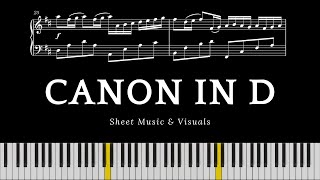 Canon In D (Pachelbel's Canon) - Piano Tutorial