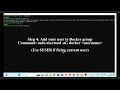 permission denied while trying to connect to the Docker daemon socket