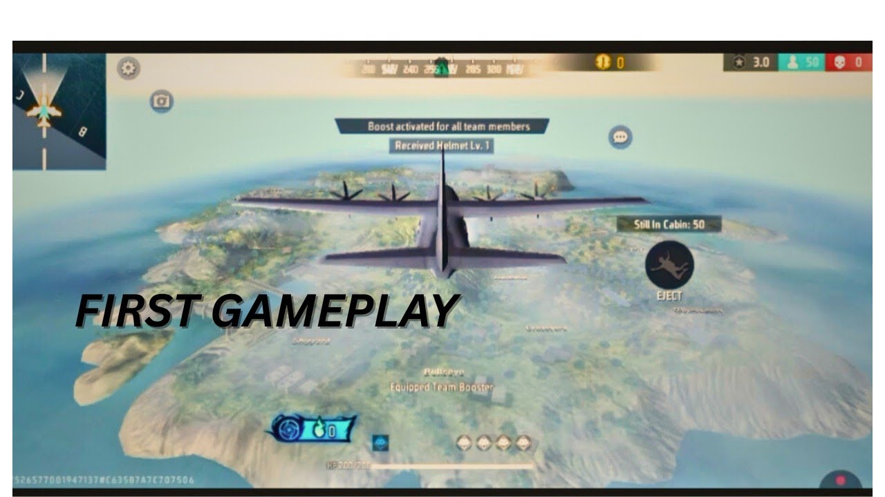 My first free fire gameplay dropout gamer 