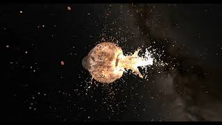 (IISPH) Neptune VS Jupiter Simulation (1M particles)
