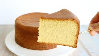 How To Make Butter Honey Castella / Butter Honey Sponge Cake