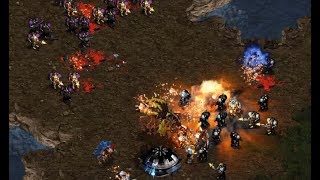 Pro 4v4 Feat. Hiya on Hunters - StarCraft - Brood War REMASTERED screenshot 3