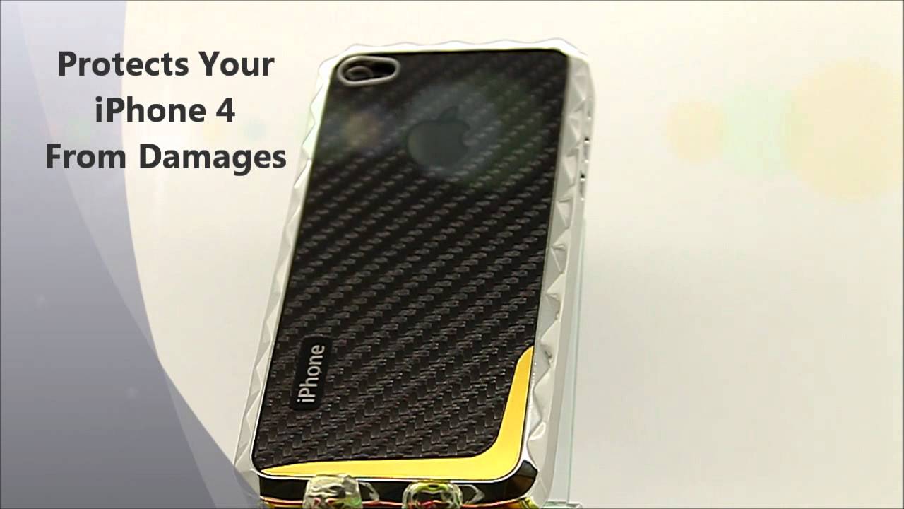 iPhone 4 Hard Case Note Book Carbon Fiber