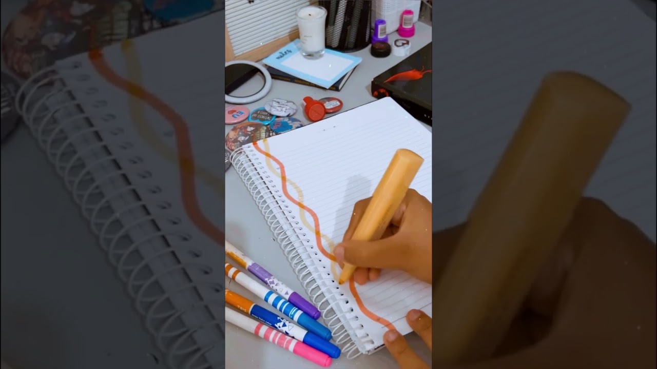 decorando o seu caderno 