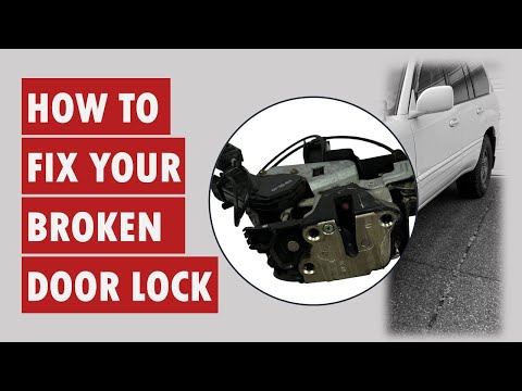 How to fix power door lock actuator Toyota Land Cruiser Lexus LX470 100 Series DIY $5 repair