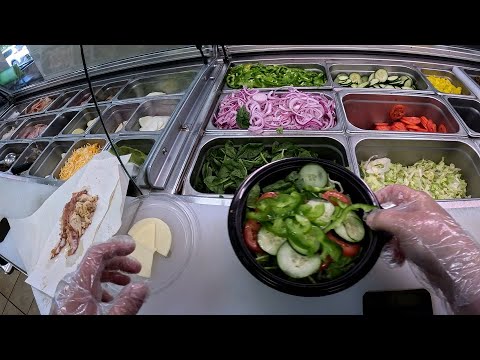 Subway Sandwiches POV Short Lunch Rush