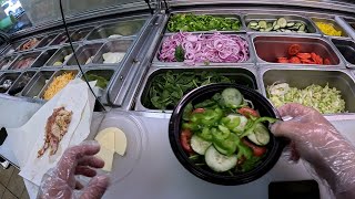 Subway  Sandwiches POV Short Lunch Rush