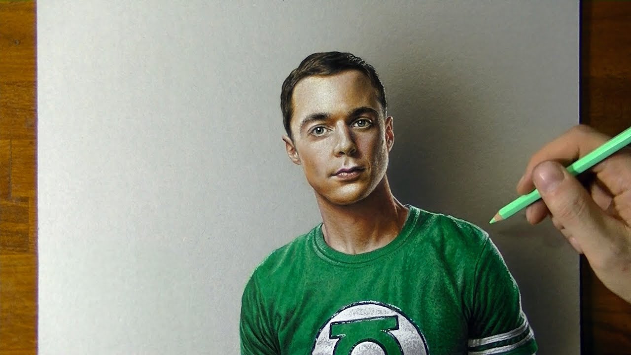 PORTRAIT DRAWING Sheldon Cooper - The Big Bang Theory