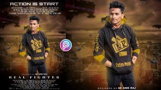 Hollywood Movie Poster Make in Mobile || Picsart Creative Movie Poster Editing Tutorial screenshot 2