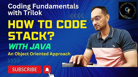 How to code Stack using Java? || Menu Driven Program || Coding Fundamentals #dsa