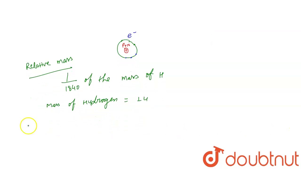 What Is An Electron State Its Relative Mass And Charge Youtube