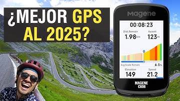 Asensos, mapas, rodillo y más el GPS que ofrece mucho por pocos € Magene C606