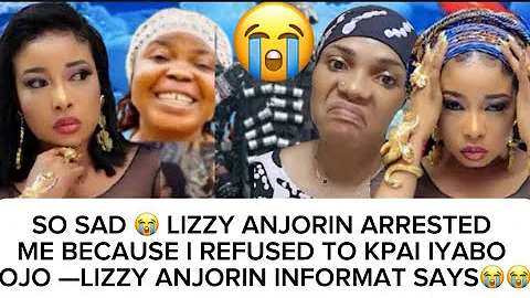 SO SAD 😭 LIZZY ANJORIN ARRESTED ME BECAUSE I REFUSED TO KPAI IYABO OJO —LIZZY ANJORIN INFORMAT SAYS😭