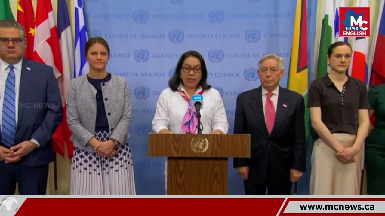 Climate, Peace & Security Group on Libya – UN Security Council Stakeout Led by Guyana | MC NEWS