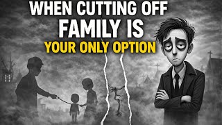 What psychological traits are common among people who don’t stay in contact with their family?