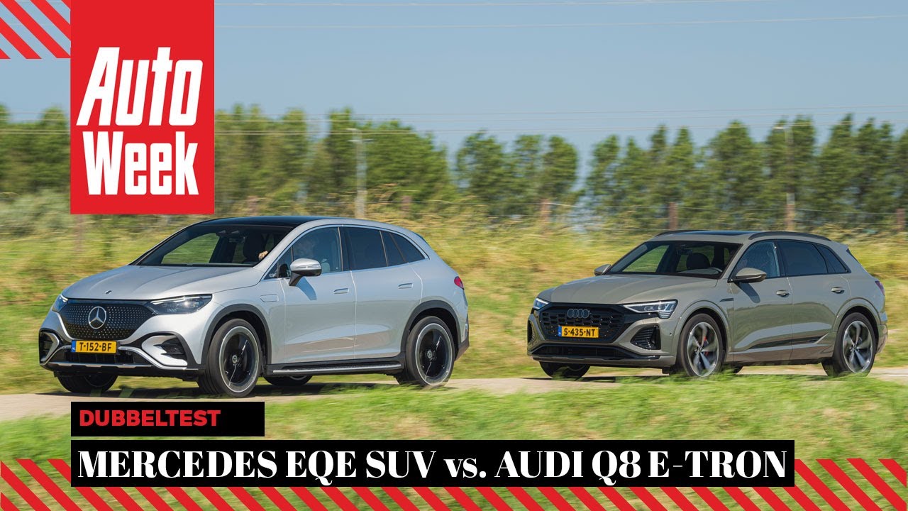 Audi Q8 e-tron vs. Mercedes-Benz EQE SUV - AutoWeek Dubbeltest