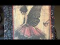 COMMISSIONED: Gothic Fairy junk journal for a young writer’s birthday