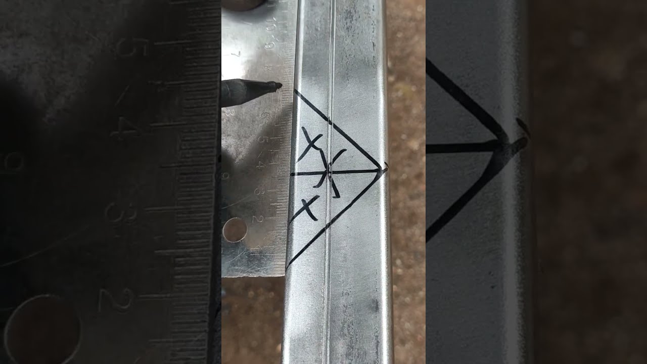 Material Saving Tips For Making 90 Degree Joints In Square Tube Metal
