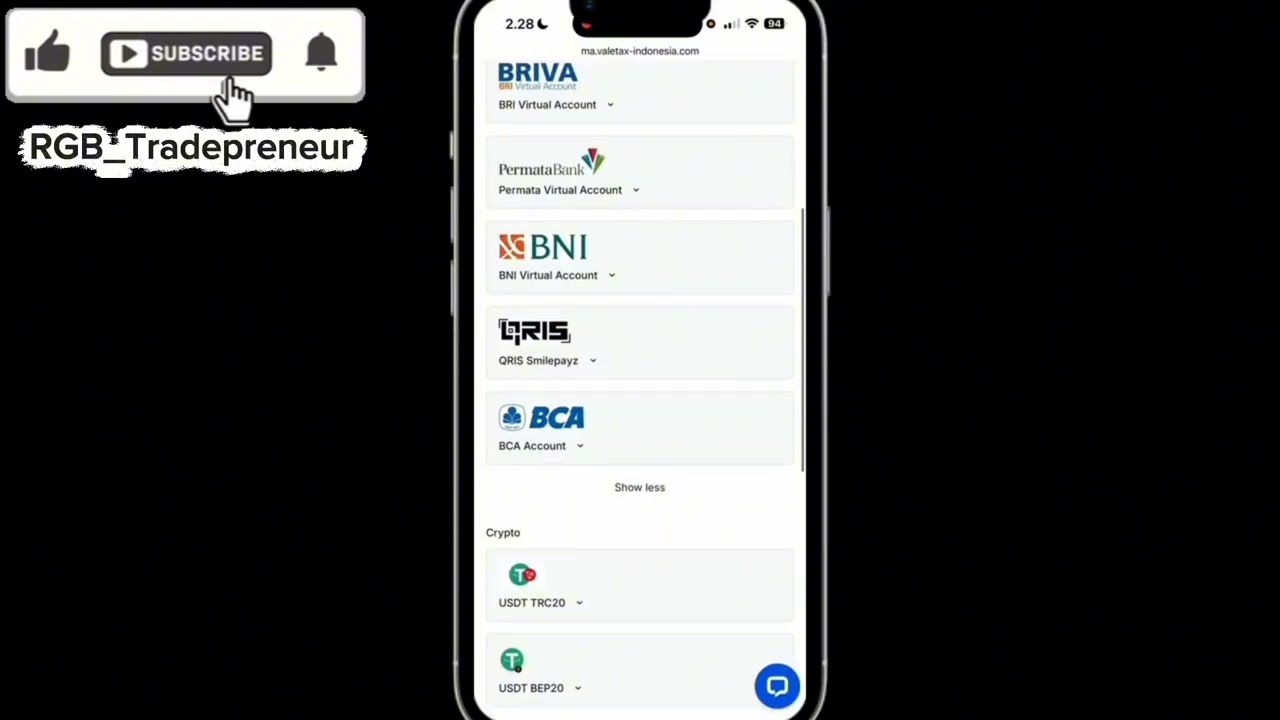 Cara Deposit di broker Valetax 2026 | Lengkap & Aman. 