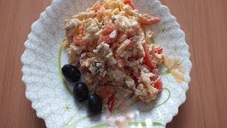 салат с морепродуктами
