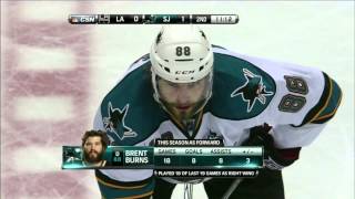 Brent Burns Goal 4/16/2013 vs Los Angeles