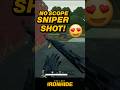 Epic hot drop with sniper no scope  #pubg #shorts #viral