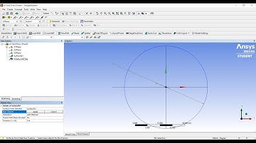[Step 1]: Geometry - Potential Flow Past a Cylinder - Ansys Fluent Simulation