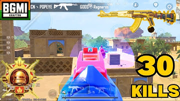New 30 Kills BGMI Most Aggressive Gameplay SAMSUNG,A7,A8,J4,J5,J6,J7,J2,J3,XS,A3,A4,A5,A6,A7