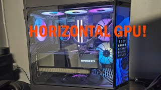 Horizontal GPU in the Hyte Y60 case! Guide by cbutters Tech 533 views 1 month ago 3 minutes, 9 seconds