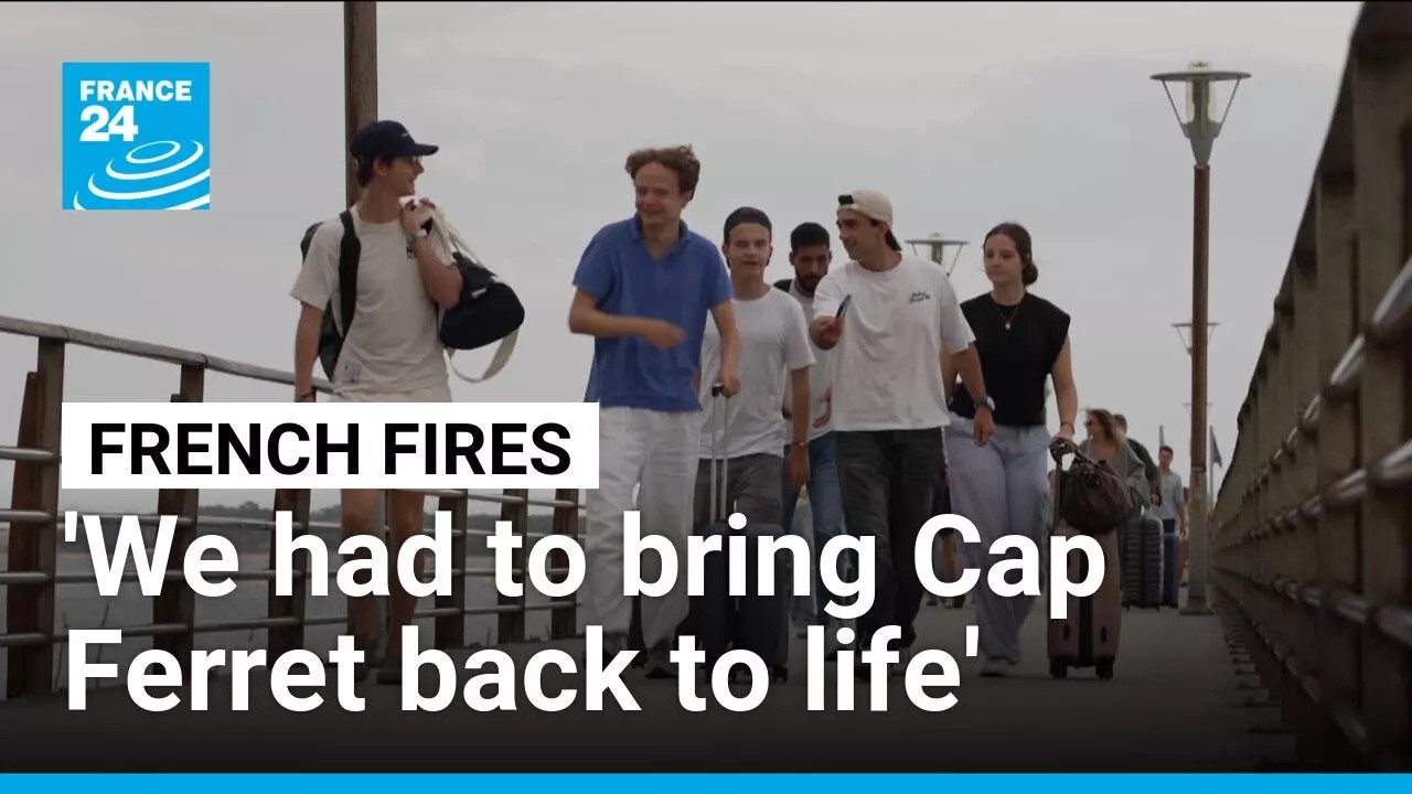 As blaze abates, tourists and locals slowly returns to France's Cap Ferret • FRANCE 24 English