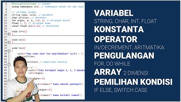 Belajar C++ untuk Pemula