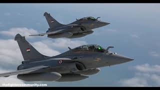 Rafale B in Action. Egyptian Air Force