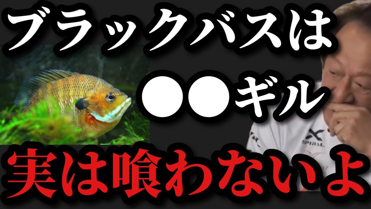 Murata Motoi] Black bass don't actually eat ○○ bluegills [Murata
