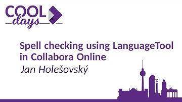 Spell Checking Using LanguageTool by Jan Holesovsky 🆒 #COOLDays 2022