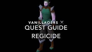 Regicide OSRS Quest Guide 2019